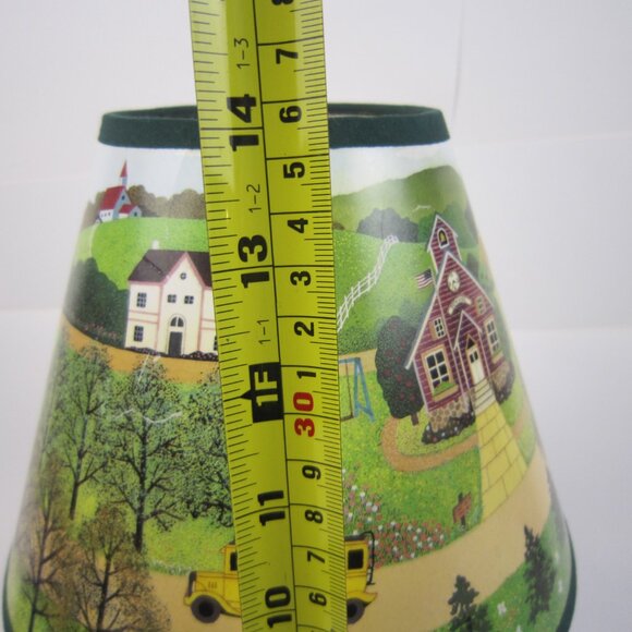 Susan Winget Red Schoolhouse Desktop Lamp - Used - Tested - Works - Picture 13 of 14